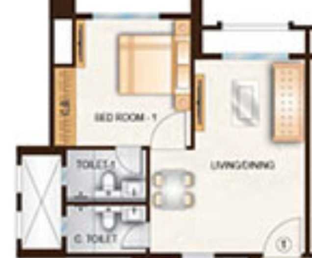  1 BHK 