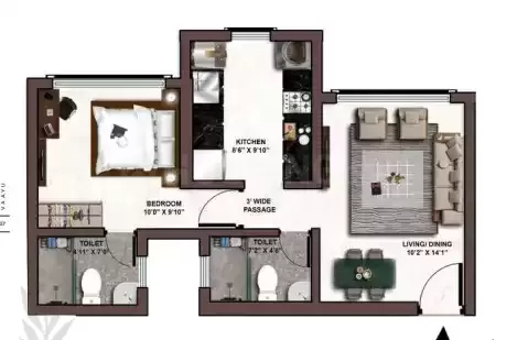  1BHK 