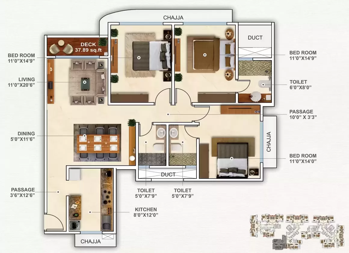  3 BHK 
