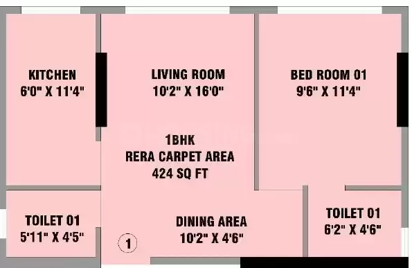  1 BHK 