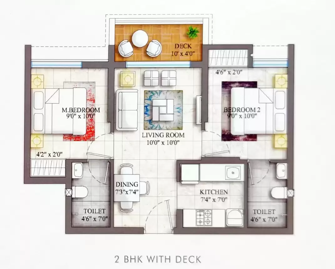  2 BHK 