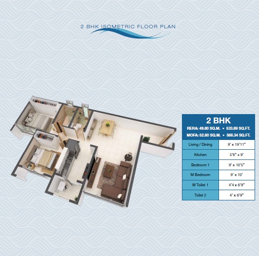  2 BHK 