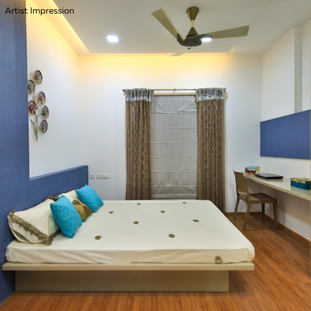 Ram Green Hive Plus bedroom