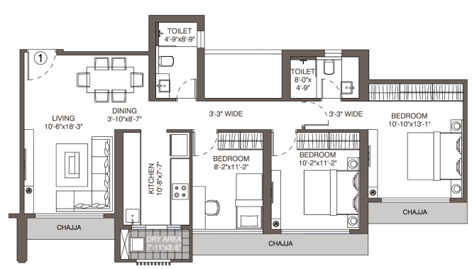  3BHK 
