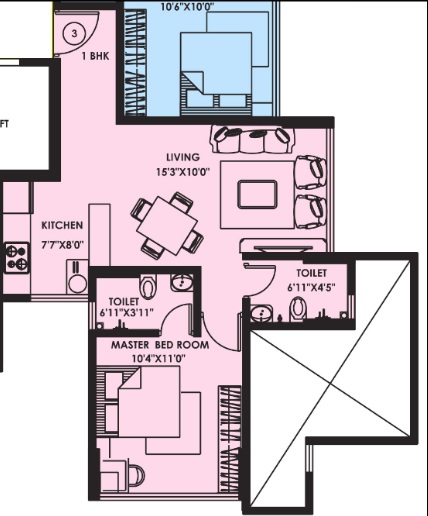  1BHK 