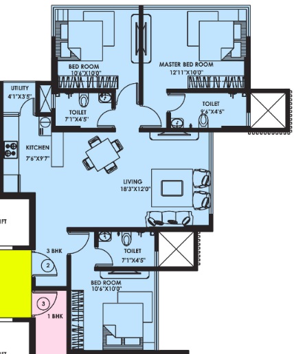  3BHK 